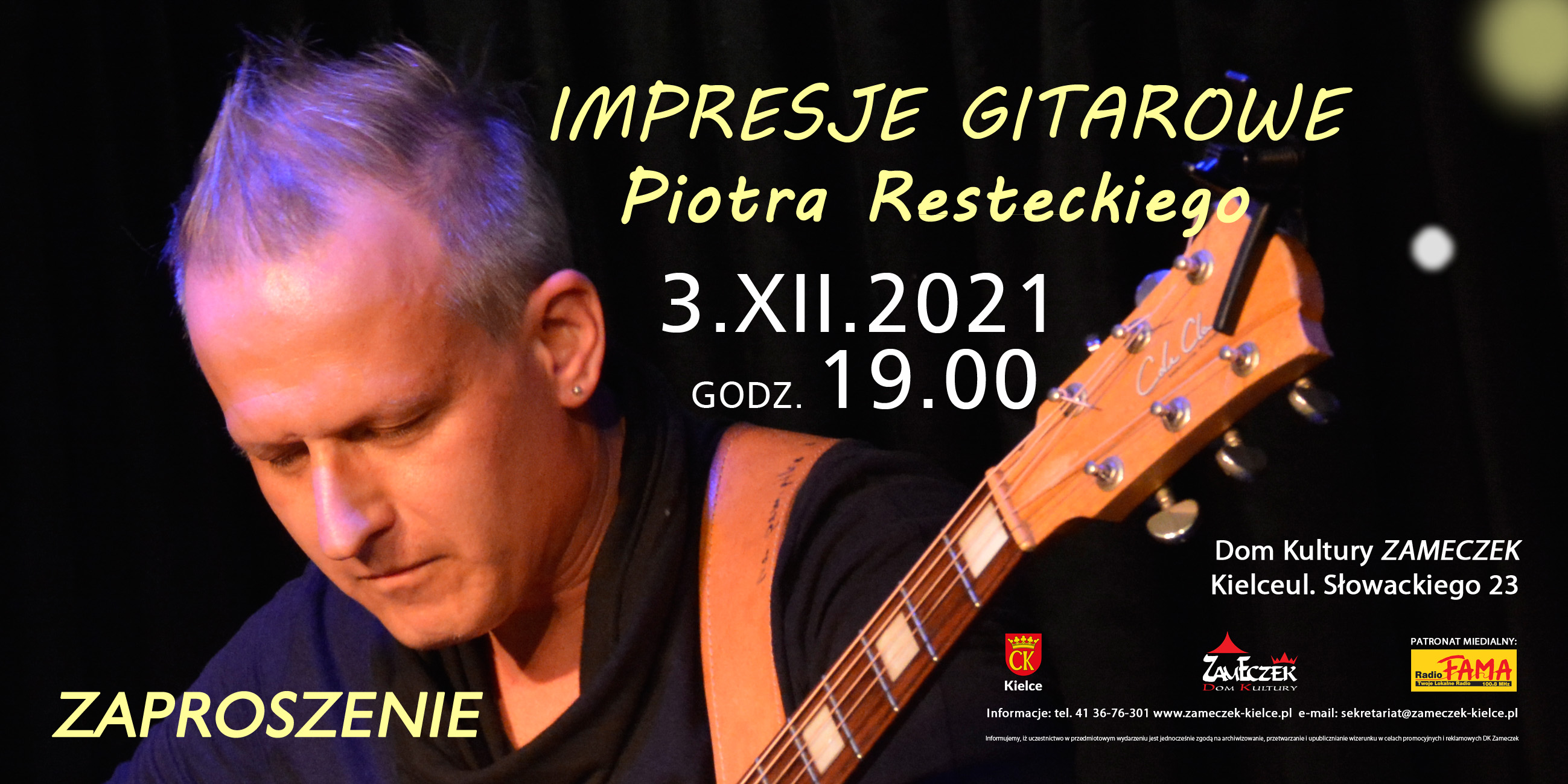 zaproszenie DL Piotr Restecki Koncert