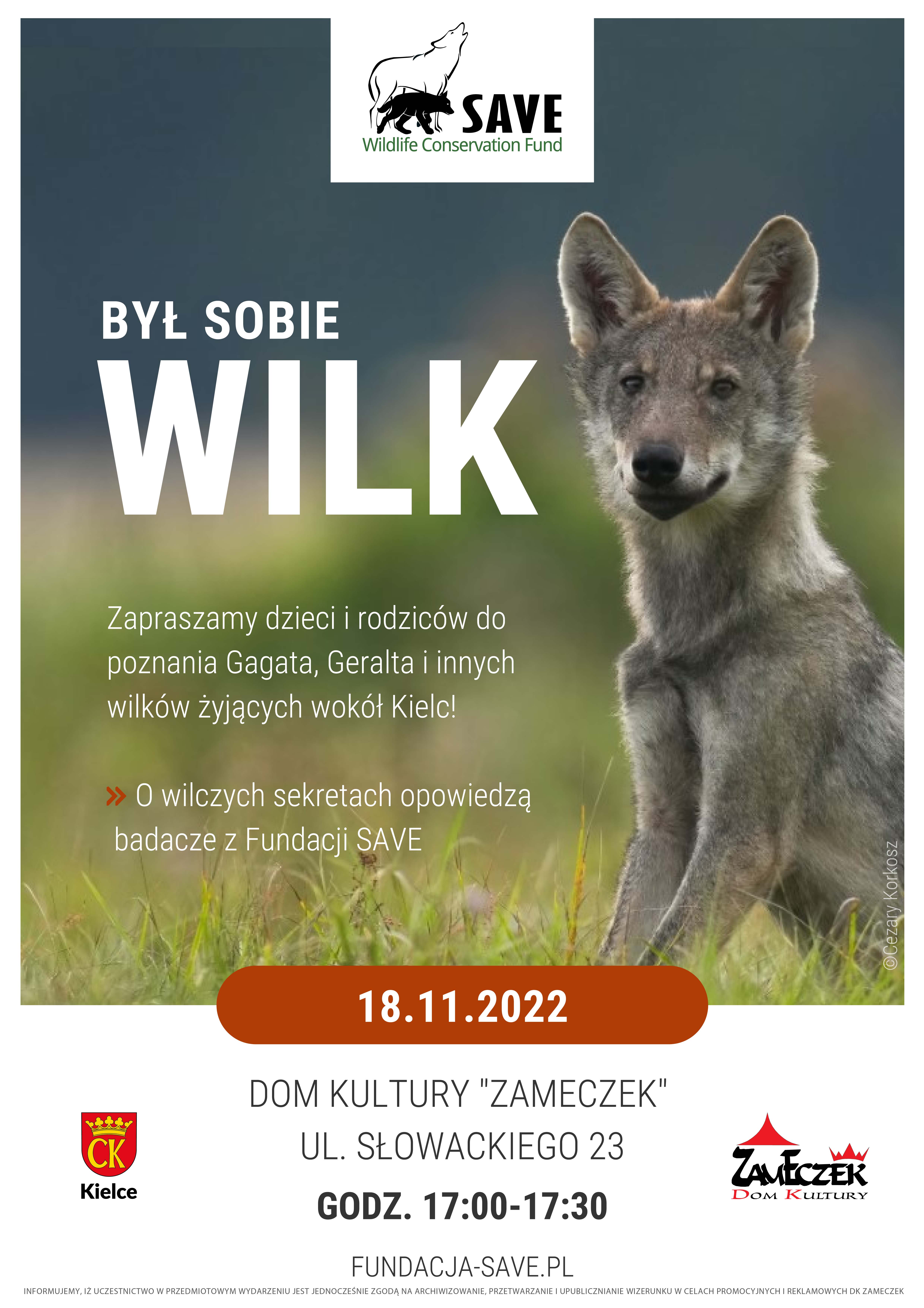 Wilki Fundacja SAVE plakat