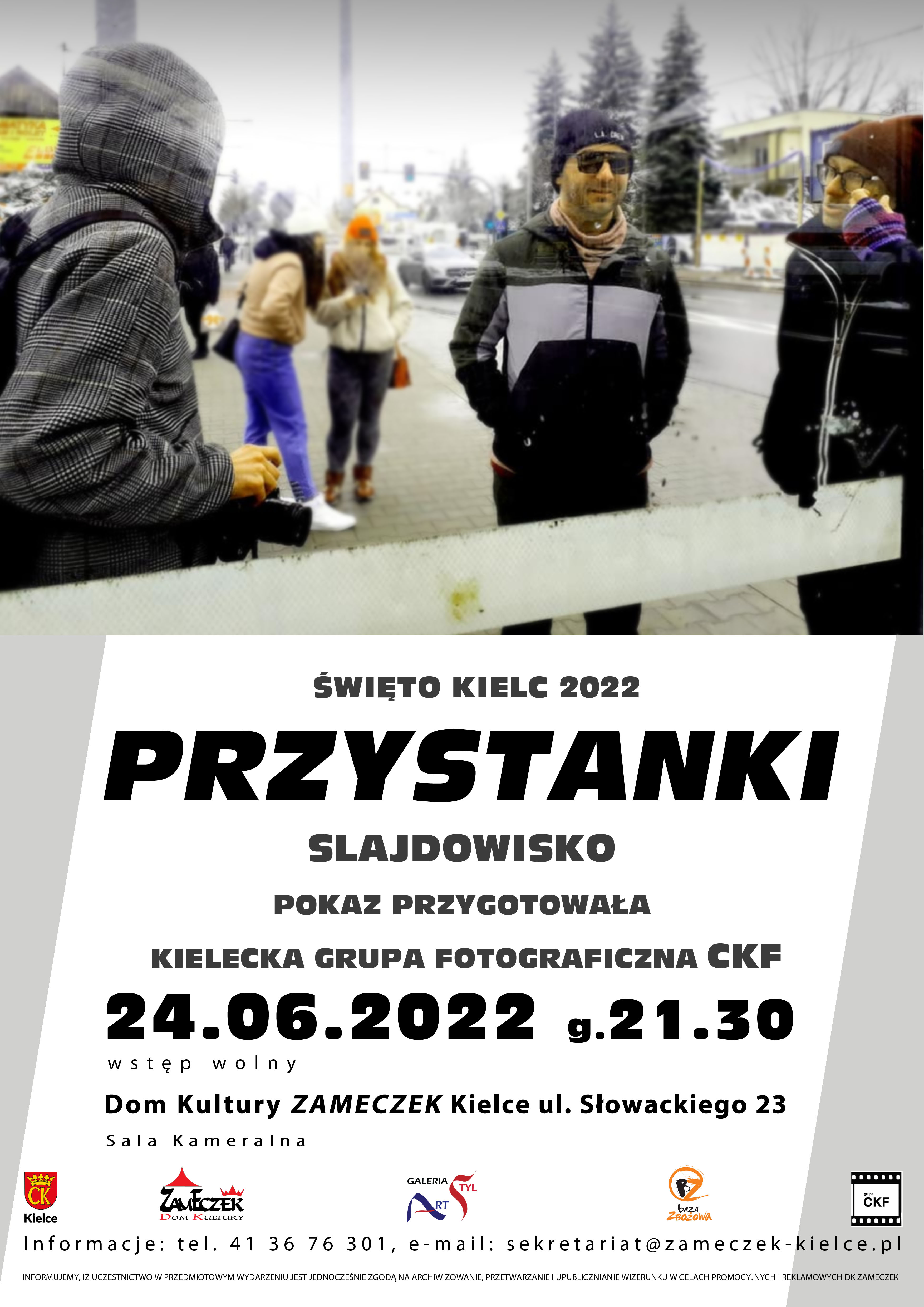 Plakat Slajdowisko Przystanki grupy CKF 2022